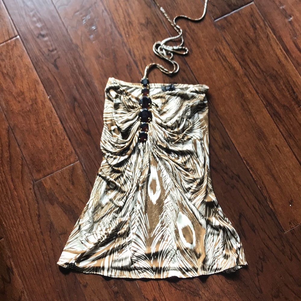Silk halter top
